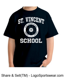 The St. Vincent Shirt - Navy Blue - Youth Design Zoom